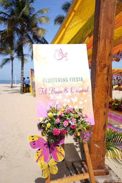 Signage and Floral detail — Carnival decor — St. Regis